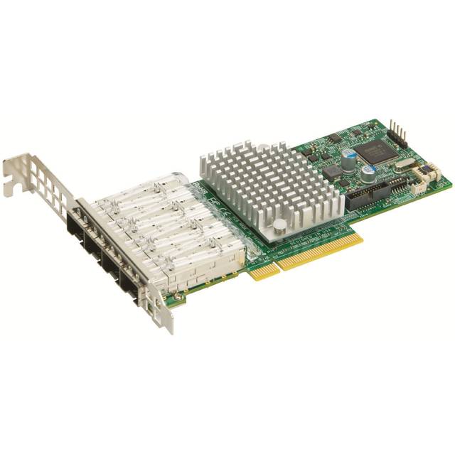 Supermicro AOC-STG-I4S Quad-Port 10 Gigabit Ethernet SFP+ Adapter