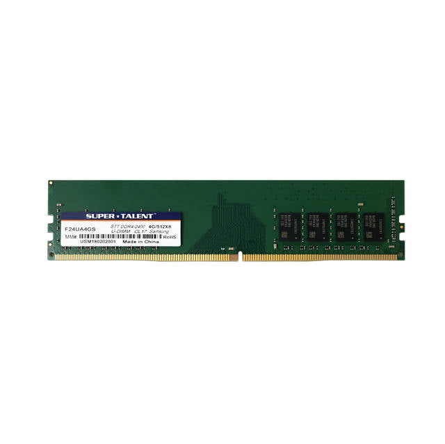 Super Talent DDR4-2400 4GB/512Mx8 CL17 Samsung Chip Memory