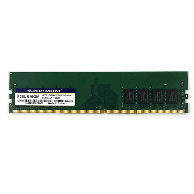 Super Talent DDR4-2666 16GB Micron Chip Memory