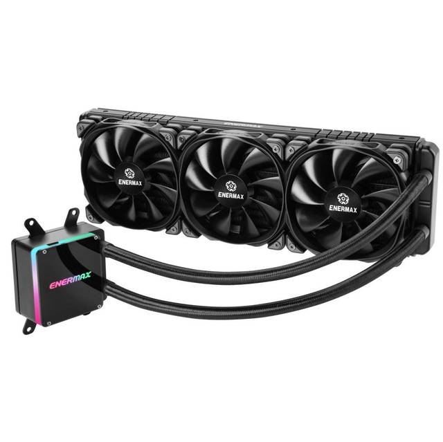 Enermax ELC-LTTRTO360-TBP LIQTECH 360 TR4 II Addressable RGB AIO CPU Liquid Cooler Black