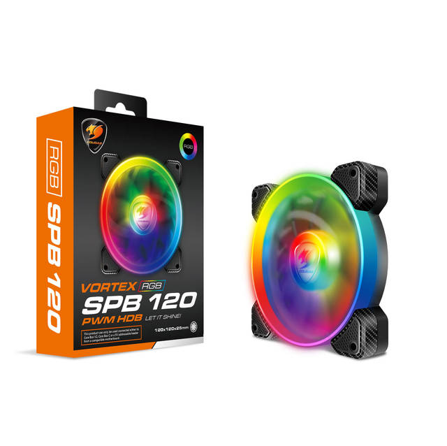 Cougar CF-V12SPB-RGB 120mm omnidirectional RGB fan