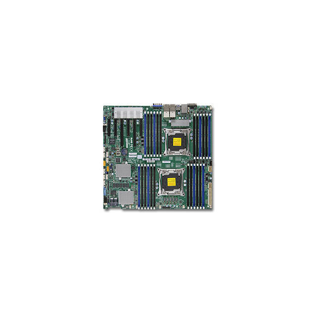 Supermicro X10DRC-T4+-B Dual LGA2011/ Intel C612/ DDR4/ SATA3&SAS3&USB3.0/ V&4GbE/ Enhanced EATX Server Motherboard