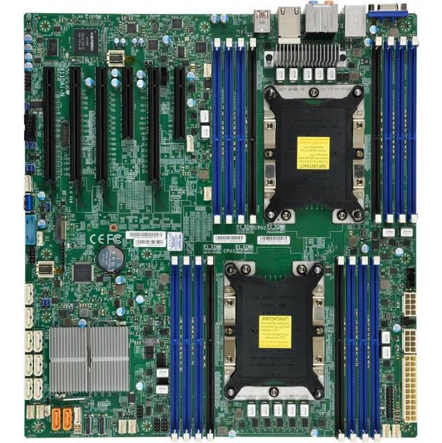 Supermicro X11DAI-N-O Dual LGA3647/ Intel C621/ DDR4/ SATA3&USB3.0/ V&2GbE/ E-ATX Server Motherboard