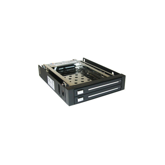 MassCool MR-2501D 2.5 inch SATA I/II 2 Bay Internal Hard Drive Rack (Black)