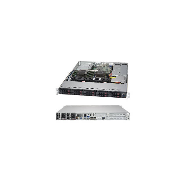 Supermicro SuperServer SYS-1029P-WTRT Dual LGA3647 700W/750W 1U Rackmount Server Barebone System (Black)