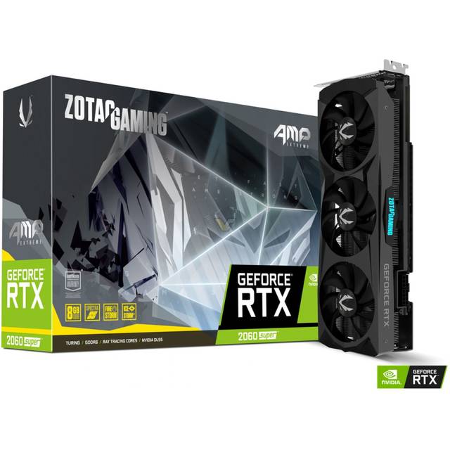 ZOTAC NVIDIA GeForce RTX 2060 Super AMP Extreme Gaming 8GB GDDR6 HDMI/3DisplayPorts /PCI-E 3.0 Video Card