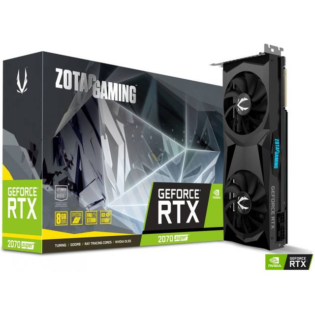 ZOTAC NVIDIA GeForce RTX 2070 Super Twin Fan 8GB GDDR6 HDMI/3DisplayPorts / PCI-E 3.0 Video Card