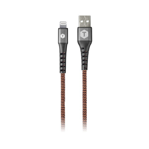 Charge and Sync Durable, Braided USB Type-A to Lightning(R) Cable, 6 Feet