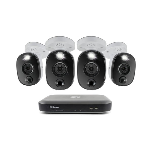 4K Surveillance System Kit with 8-Channel 2 TB DVR and Four 4K Cameras