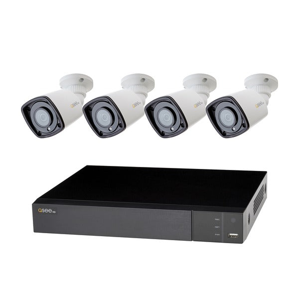 8-Channel 5.0 Megapixel NVR with 2 TB HDD and Four 5.0 Megapixel Bullet Cameras