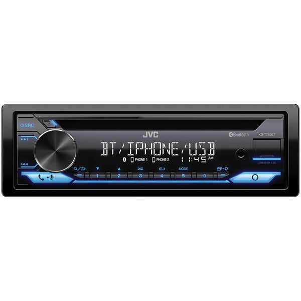 KD-T710BT Single-DIN In-Dash AM/FM/CD Receiver with Bluetooth(R) and Amazon(R) Alexa(R)