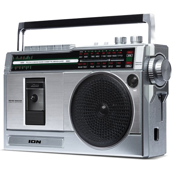 Retro Rocker(TM) Portable Boombox with Bluetooth(R)