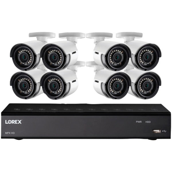 1080p HD Security Camera System with 1 Terabyte 8-Channel DVR and Eight 1080p Bullet Cameras