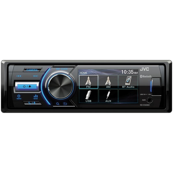 KD-X560BT Single-DIN In-Dash Powersports/Marine AM/FM/CD Receiver with Bluetooth(R)