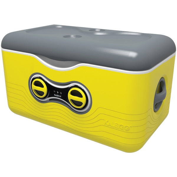 47.5-Quart Cooler with Removable Bluetooth(R) Speaker (Yellow)