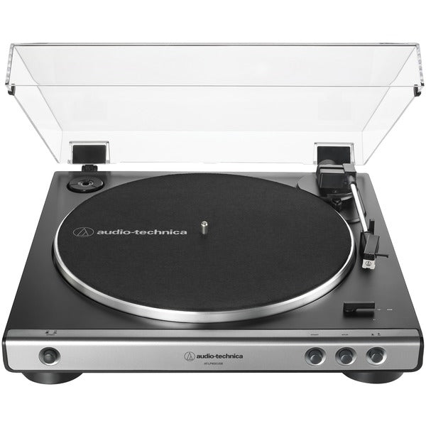 USB and Analog Fully Automatic Belt-Drive Turntable (Gray)