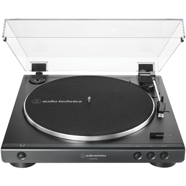 USB and Analog Fully Automatic Belt-Drive Turntable (Black)