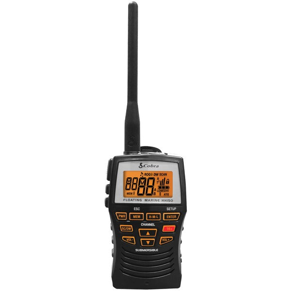 3-Watt Floating VHF Handheld Marine Radio