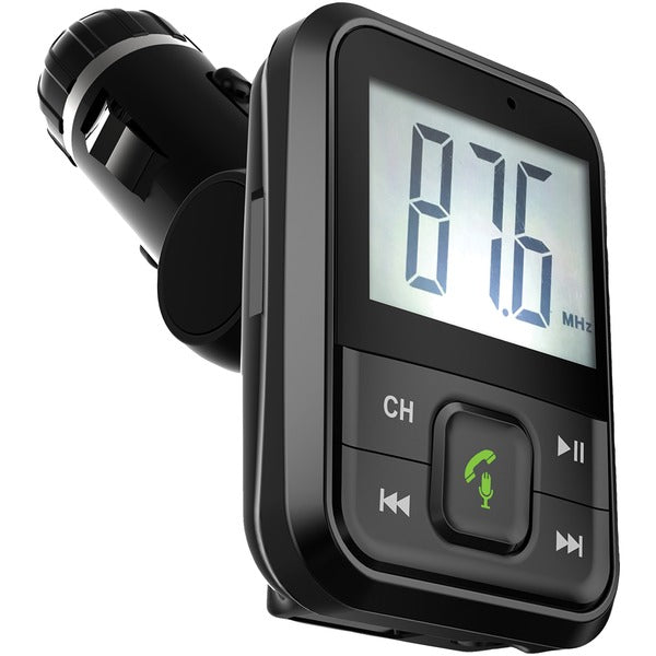 Bluetooth(R) FM Transmitter with Large Display