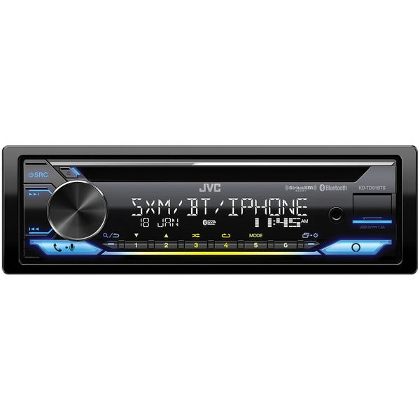 KD-TD91BTS Single-DIN In-Dash AM/FM/CD Receiver with Bluetooth(R), Amazon(R) Alexa(R), and SiriusXM(R) Ready