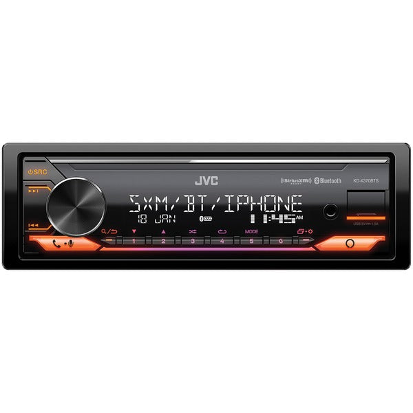 KD-X370BTS Single-DIN In-Dash Digital Media Receiver with Bluetooth(R), Amazon(R) Alexa(R), and SiriusXM(R) Ready