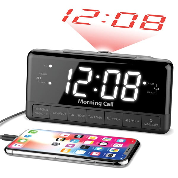 Morning Call 3 Clock Radio with Projection