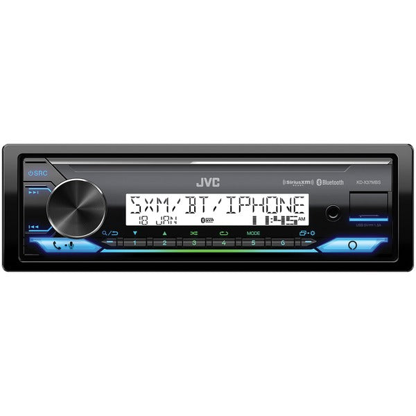 KD-X37MBS Single-DIN In-Dash Powersports/Marine Digital Media Receiver with Bluetooth(R), Amazon(R) Alexa(R), and SiriusXM(R) Ready