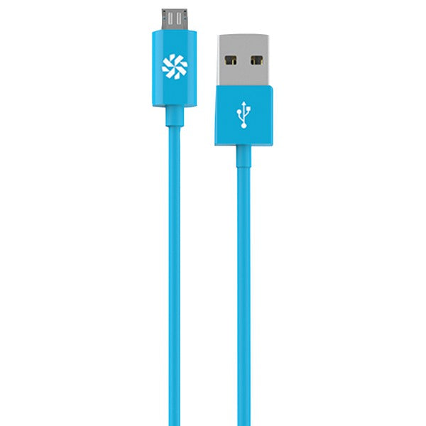 Charge & Sync Micro USB Cable, 4ft (Blue)