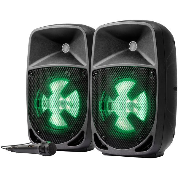 Pro Glow Duo 8 PA System with Lights