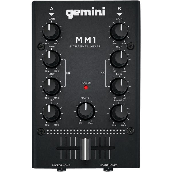 2-Channel Analog Mini DJ Mixer