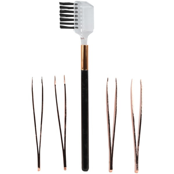 5-Piece Mini Eyebrow Kit (Metallic)