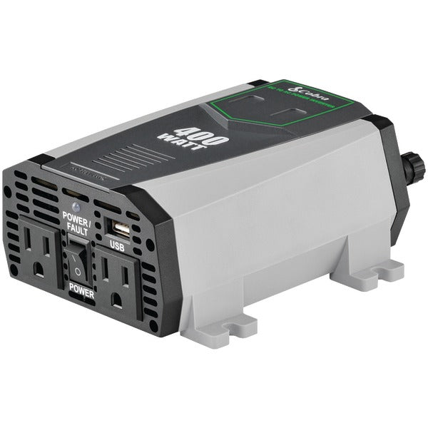 2.1A USB 12-Volt DC to 120-Volt AC Power Inverter (400 Watts)