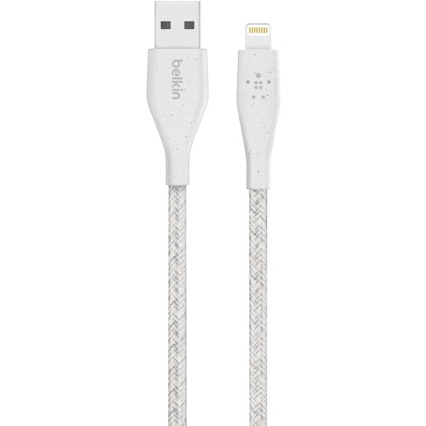 DuraTek(TM) Plus Lightning(R) to USB-A Cable, 4 Feet (White)