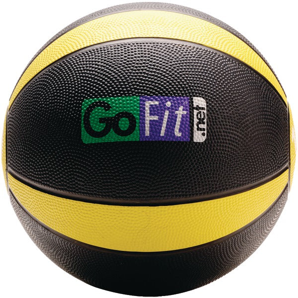 Medicine Ball (10 lbs; Black/Yellow)