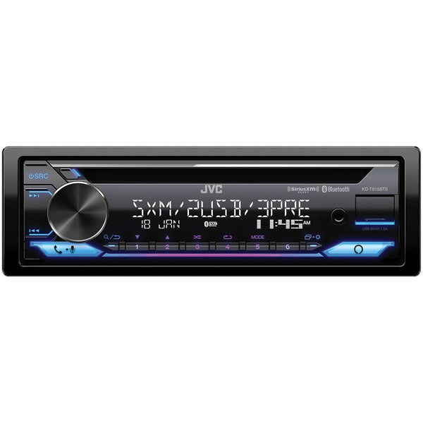 KD-T915BTS Single-DIN In-Dash AM/FM/CD Receiver with Bluetooth(R), Amazon(R) Alexa(R), and SiriusXM(R) Ready