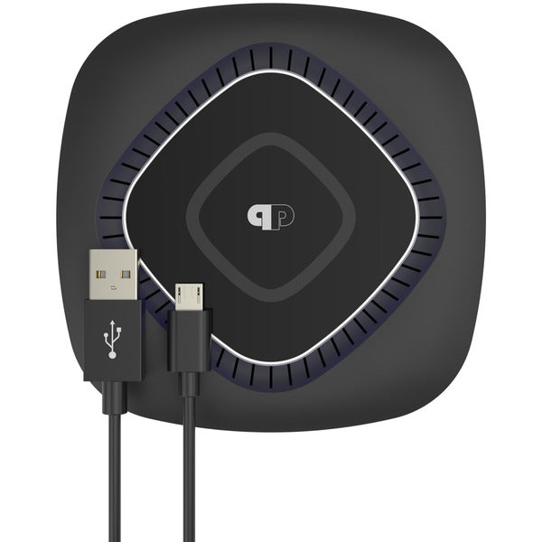 Qi(R)-Certified ChargeWAVE Fast Wireless Charging Pad (Black)