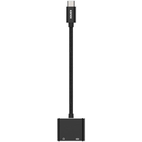 DuraBraid(R) USB-C(TM) to 3.5 mm Headphone Adapter and Charger