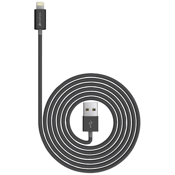 Charge & Sync USB Cable with Lightning(R) Connector, 4ft/1.2m (Black)