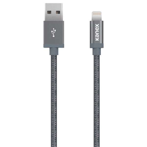 Charge & Sync Premium USB Cable with Lightning(R) Connector, 6.6ft/2m (Space Gray)