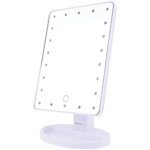 22-LED Lighted Vanity Mirror (White)