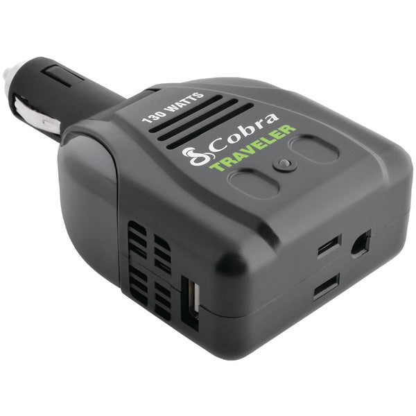 130-Watt RMS 12-Volt DC to 120-Volt AC Power Inverter