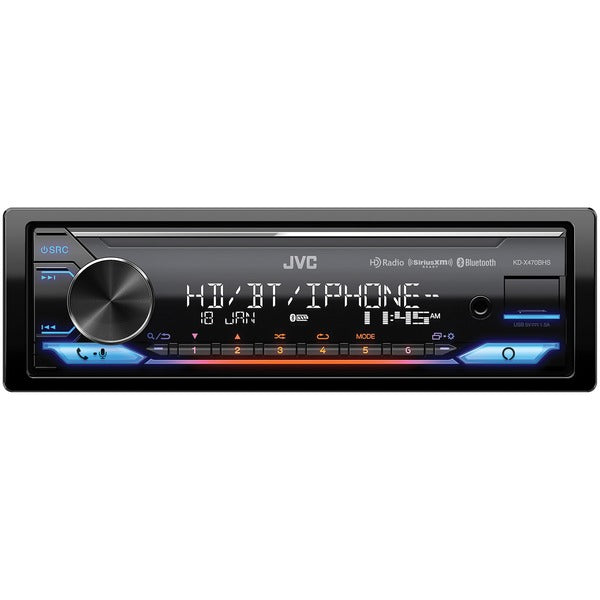 KD-X470BTS Single-DIN In-Dash Digital Media Receiver with Bluetooth(R), Built-in Amazon(R) Alexa(R), and SiriusXM(R) Ready