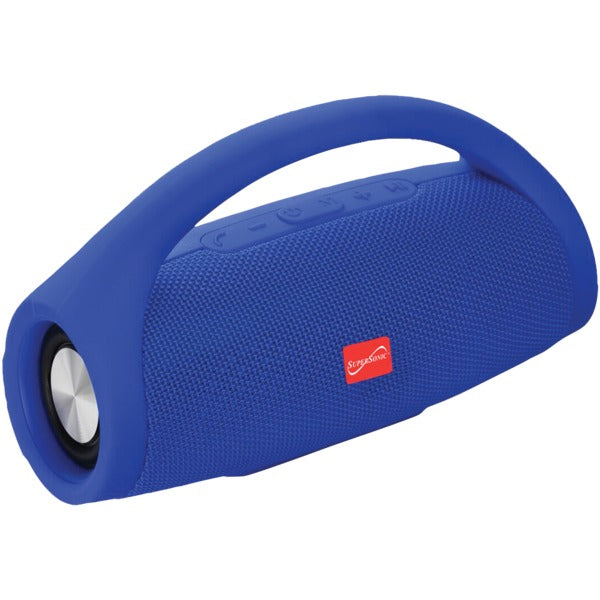 Bluetooth(R) Portable Speaker with Built-in Handle (Blue)