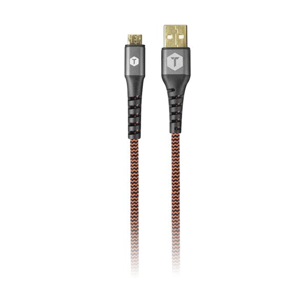 Charge and Sync Durable, Braided USB Cable with Micro USB Connector