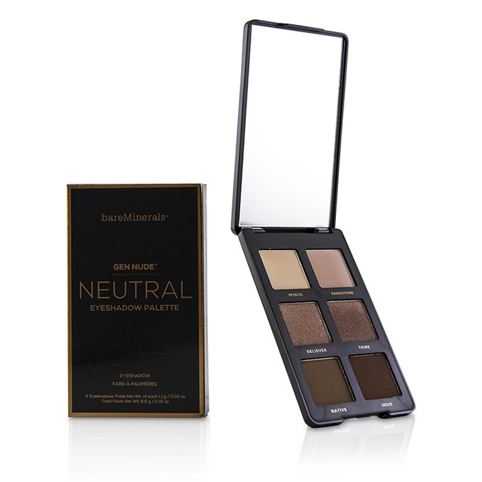 Gen Nude Eye Shadow Palette  - # Neutral - 6x1.1g/0.03oz