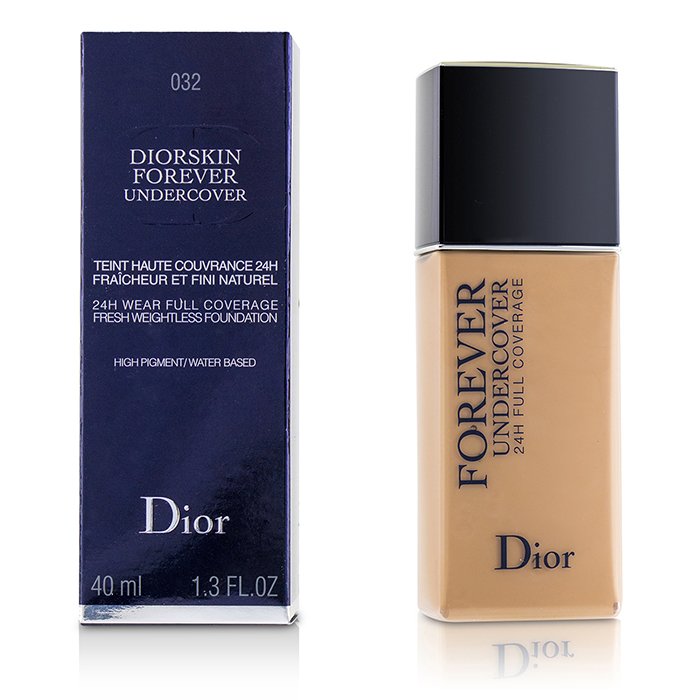 Diorskin Forever Undercover 24h Wear Full Coverage Water Based Foundation - # 032 Rosy Beige - 40ml/1.3oz