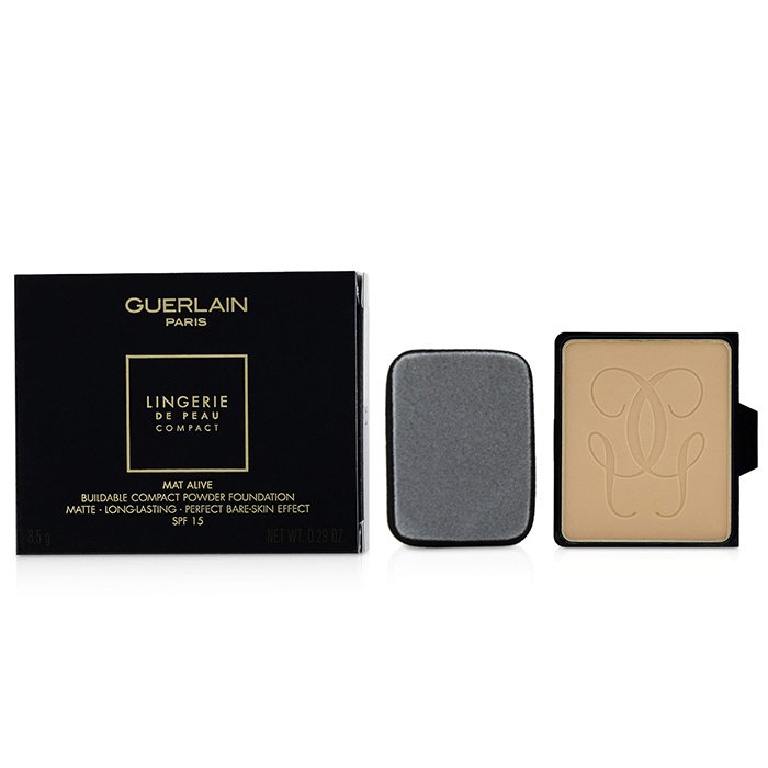 Lingerie De Peau Mat Alive Buildable Compact Powder Foundation Spf 15 Refill - # 02c Light Cool - 8.5g/0.29oz