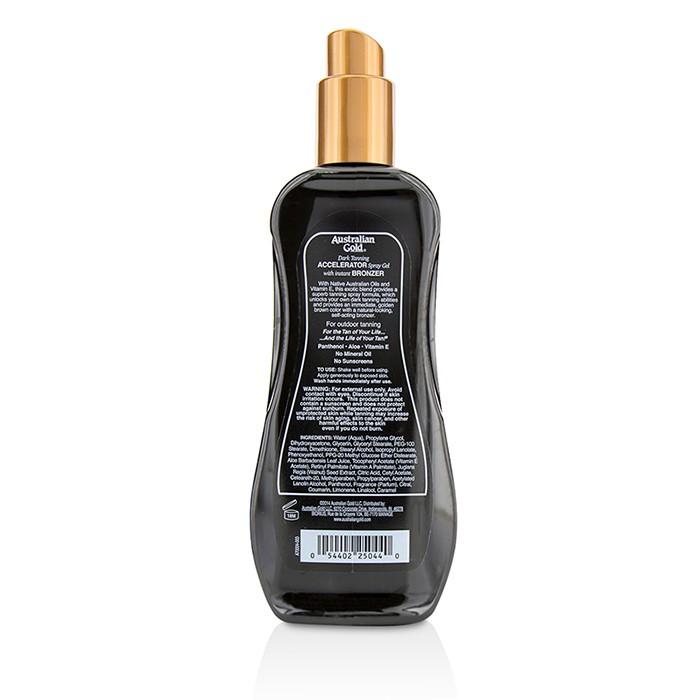 Dark Tanning Accelerator Spray Gel With Instant Bronzer - 237ml/8oz