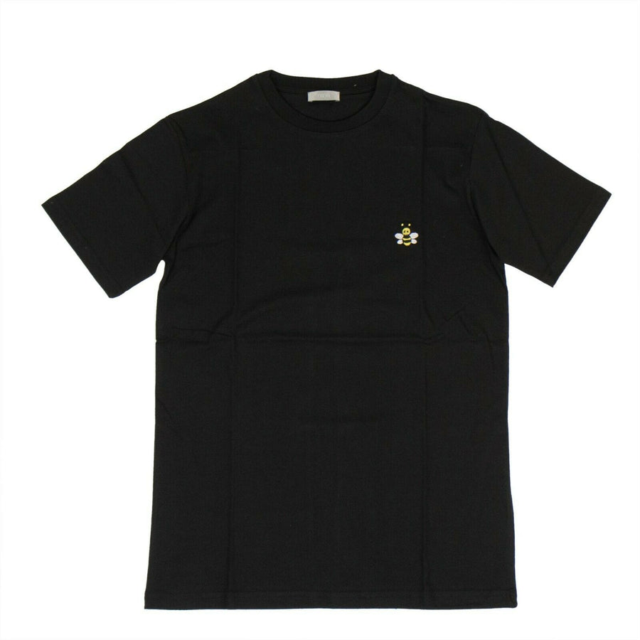 Dior Homme x Kaws Small Bee Cotton T-Shirt - Black / Yellow