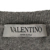 Cashmere Tree Design On Back Sweater - Gray / Maroon